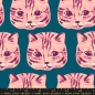 Preview: Canvas Leinen - Sarah Watts - Reading Nook - Meow Meow Galaxy
